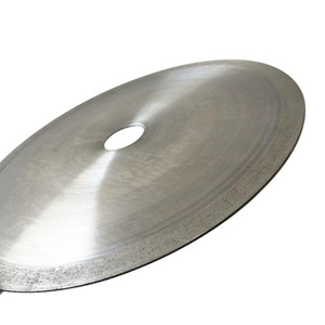 16inch White Hot Press OEM Large Stone Cutting Disc Continuous Rim Diamond <strong>Saw</strong> <strong>Blade</strong> for Gemstone Cutting - Product Image 4