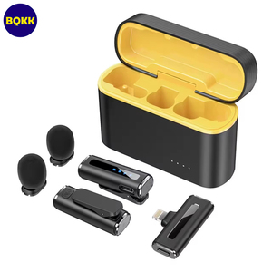 M11 Professional 2.4G <strong>Dynamic</strong> <strong>Microphone</strong> High Quality Type C <strong>Wireless</strong> Lavalier Long Distance Receiver Mini Portable <strong>Microphone</strong> - Product Image 1