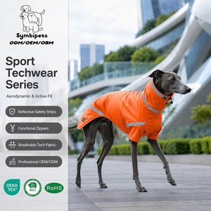 Chaqueta Deportiva Impermeable para Perro, Hecha a Medida, con Múltiples Bolsillos Tácticos, Tira Reflectante de Seguridad, Resistente al Viento, Ropa para Perro - Product Image 1
