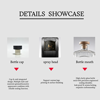 Vente directe d'usine, bouteille de vin en verre de 750 ml, bouteilles de liqueur noires personnalisées, bouteille carrée de haute qualité, tequila avec bouchon