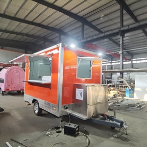 Fully Equipped Stainless Steel Trailer Trucks for Taco <strong>Ice</strong> Cream Good Condition Fiberglass Barbecue Cart Corn Stock <strong>Candy</strong> - Product Image 4