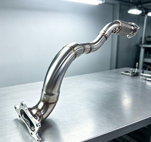 Tuyau d'échappement de voiture en acier inoxydable T304 pour Honda Fit GE6 1.3L 2008-2013, modification directe usine - Product Image 1