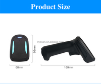 Vente en gros sans fil BT 2D Barcode Scanner Compact Handheld pour la gestion des stocks de bureau de détail DS5220BL