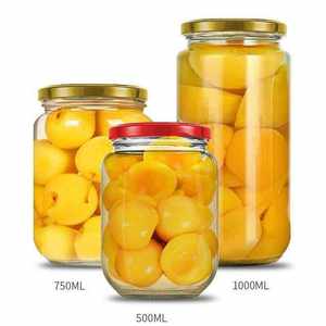 Weck Style Mason Glass Jars 1000ml with Hinged Lid Airtight Canning Storage for Jam <b>Pickle</b> Honey Candy Kitchen Organizer - Product Image 6