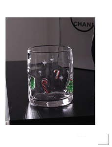 Conception d'arbre <span class=keywords><strong>de</strong></span> Noël fait à la main isolé clair à la mode créatif personnalisé verre trempé verre à liqueur <span class=keywords><strong>pour</strong></span> cadeau <span class=keywords><strong>de</strong></span> Noël - Product Image 4