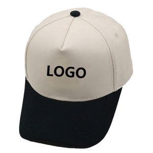 Casquette de baseball personnalisée en gros, de haute qualité, 100% coton, profil haut, 5 panneaux, avec logo brodé personnalisé - Product Image 2