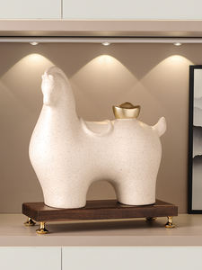 Nuevas artesanías de resina de estilo chino, adornos de dinero, estante, gabinete de vino Bogu, decoración de oficina con patrón de escultura para sala de estar - Product Image 2