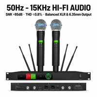 Système de microphone sans fil portable avec transmetteur à sensibilité améliorée, vente en gros directe d'usine B2B OEM ODM