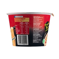 Bol de ramen rouge Kyushu, saveur Tonkotsu épicée instantanée, base de soupe à la farine de blé de style japonais, nouilles frites chaudes en tasse, pack familial en vrac