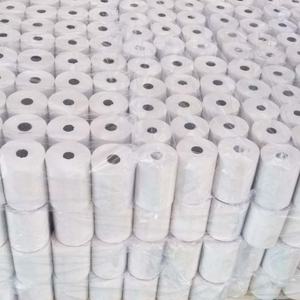กระดาษม้วนความร้อนสำหรับเครื่องคิดเงิน ขนาด 57x50 มม. ปลอดสารพิษ ผลิตจากเยื่อไม้บริสุทธิ์ 100% ได้รับการรับรองมาตรฐาน ISO 9001 ขายส่งจากโรงงาน - Product Image 2