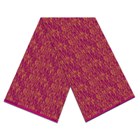 8 Kain Batik Afrika Warna Solid 100% Katun untuk Pakaian Bikini, Gorden, Kain Katun Tenun Polos