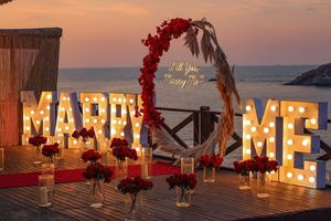 Letras Luminosas de Acero Inoxidable '¿Te Casarías Conmigo?', Letrero de Neón para Bodas, Bares y Fiestas - Product Image 3