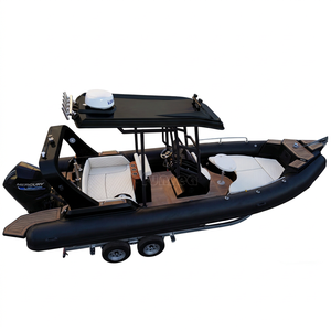 RIB760 Bote Neumático <span class=keywords><strong>de</strong></span> Casco Rígido <span class=keywords><strong>de</strong></span> 7.6m, <span class=keywords><strong>Yate</strong></span> Deportivo <span class=keywords><strong>de</strong></span> Hypalon y Fibra <span class=keywords><strong>de</strong></span> Vidrio para 15 Personas, para Crucero y Pesca, con o sin Motor - Product Image 6
