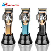 ANBOLIFE - Juego de Recortadora de Pelo con Motor Magnético con Microchip, Motor de Levitación Magnética, Revestimiento DLC para Hombre, 9000 RPM