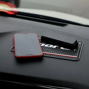 Factory Custom Logo Car Anti Slip Non-Slip Mat Dashboard Mat Phone Holder Mat Mobil Dashboard Anti Slip