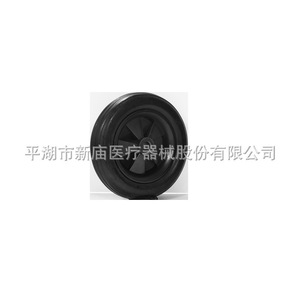 Industrial Caster <b>Wheel</b> 5 Inches 55mm Width 80kg Load Capacity Black PP Rubber <b>Plastic</b> Single <b>Wheel</b> For Conveyor Belt - Product Image 1