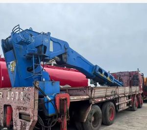 Grue pliante bleue de 40 tonnes avec moteur à engrenages et pompe, hauteur de levage de 14 m - Product Image 3