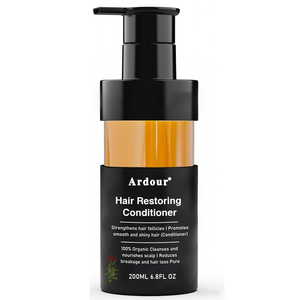 Masque capillaire revitalisant en profondeur aux ingrédients à base d'olive et d'herbes noires, après-shampoing pour cheveux bouclés - Product Image 3