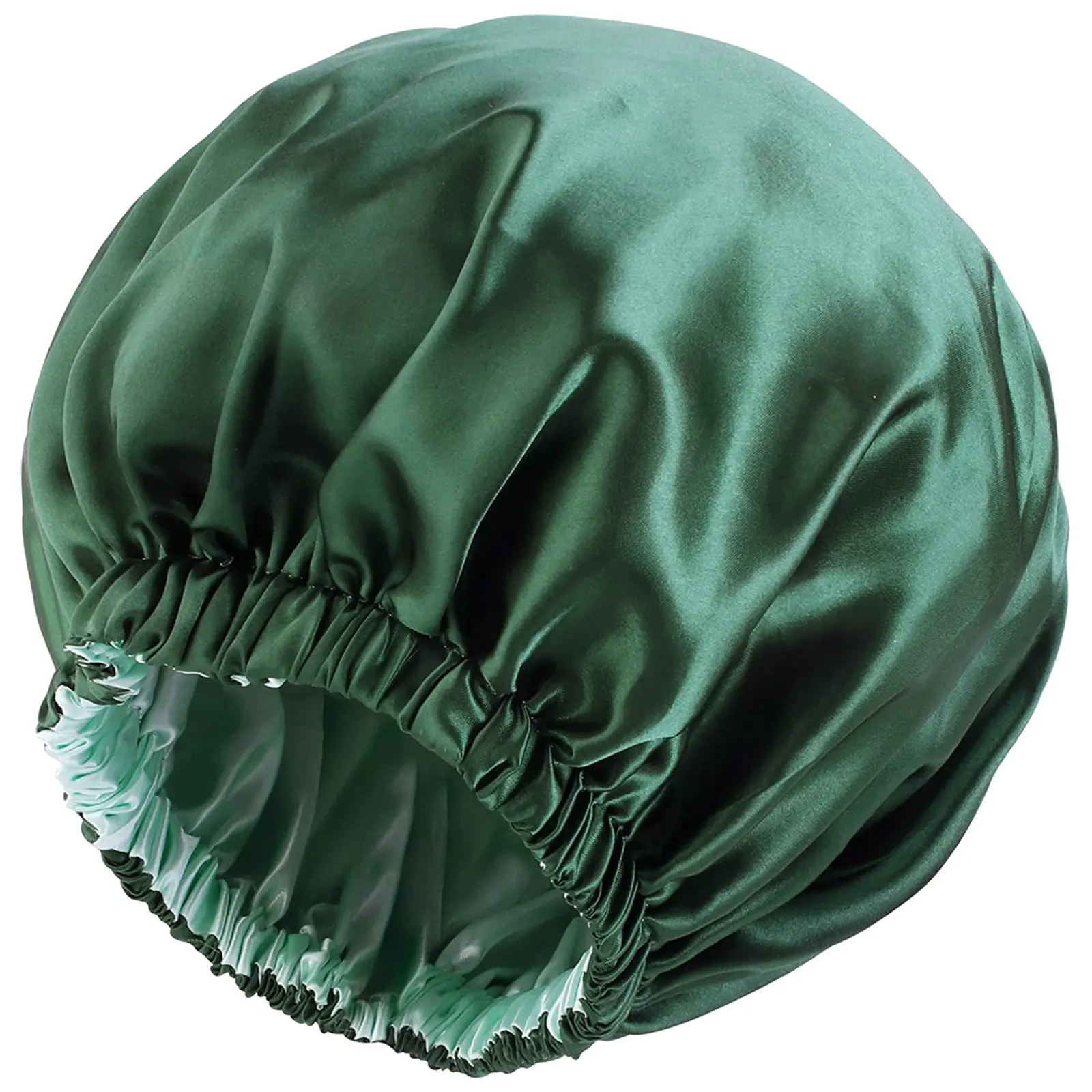 Extra large diameter 33 cm royal satin silk sleeping bonnet cap Hair Satin Sleeping Bonnets for women