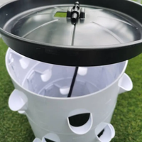 Grand Système Hydroponique Vertical pour Légumes et Ananas, Tours de Culture Aéroponique en PVC