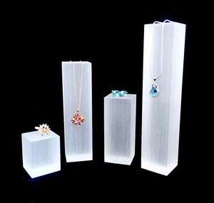 Allsome — présentoirs à base de blocs carrés, en acrylique, 20 pièces, pour <span class=keywords><strong>exposition</strong></span> Fine, bijoux de qualité supérieure, offre spéciale, accessoires Photo - Product Image 1