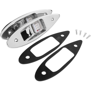 HOMFUL Thép Không Gỉ Marine Navigation Ánh Sáng Thuyền LED <span class=keywords><strong>Lights</strong></span> <span class=keywords><strong>Side</strong></span> Bow <span class=keywords><strong>Tear</strong></span> <span class=keywords><strong>Drop</strong></span> Navigation Đèn - Product Image 4