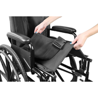 Silla de Ruedas Plegable de Acero Autopropulsada Manual con Cinturón de Seguridad y Ruedas Delanteras Anchas para Adultos, Capacidad de 113 kg, Dimensiones Plegadas