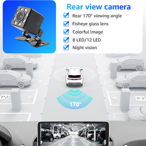 170 Degree Car <strong>Rear</strong> <strong>View</strong> <strong>Camera</strong> <strong>4</strong> LED Night Vision Reversing Auto Parking Monitor CCD Waterproof HD Video Car <strong>Rear</strong> <strong>View</strong> <strong>Camera</strong> - Product Image 3