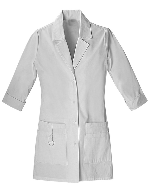 Factory Supplier CE Certified Women's Custom Butcher Coat Anti-pilling Doctor Lab Coat Polyester/Cotton Hospital Use