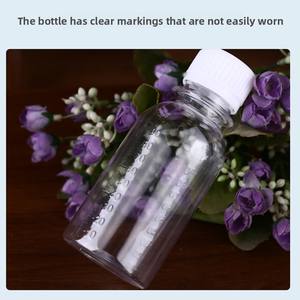 批发定制50-500毫升宠物小口透明塑料瓶带螺帽 - Product Image 4