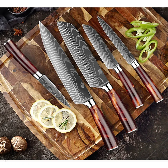 10 шт., набор кухонных ножей
