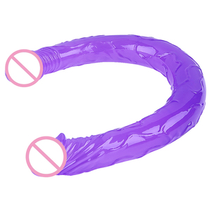 Silicone morbido realistico Dildo enorme pene BDSM vibratore di plastica dura per uso maschile e femminile - Product Image 5
