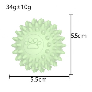 TPR Jouets pour animaux de compagnie Chien <span class=keywords><strong>Chiot</strong></span> Fournitures <span class=keywords><strong>Amazon</strong></span> Hot Model Toy Balls pour chat Chien Dents Meulage Résistance À Mâcher Soulager L'ennui - Product Image 5