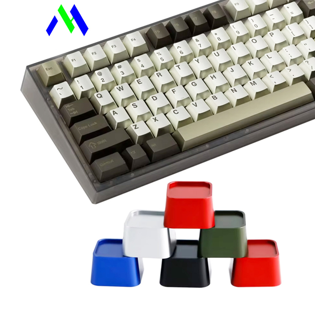 Customized High Quality Metal Keyboard CNC Machined Mechanical Aluminum Keycaps Custom Design Keycaps Mechanical Keyboard