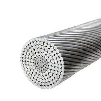 Cable Eléctrico Aéreo de Conductores Trenzados, Cable de Aluminio Reforzado con Acero (ACSR) de Disposición Concéntrica para Fotovoltaica
