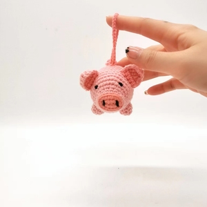 Juguetes de Animales Tejidos a Crochet Personalizados para Niños, Amigurumi Hechos a Mano, Llaveros de Lana, Conejo, Abeja, Pato, Elefante, Perro, Muñeco - Product Image 2