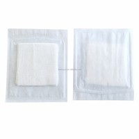 Compressa de gasa estéril médica de 8 capas 10x10cm de algodón para cuidado de heridas, compresa quirúrgica no tejida con hilo detectable por rayos X