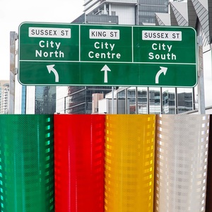 Giao Thông Đường Bộ dấu hiệu kinh tế tự dính Micro lăng trụ cường độ cao lăng trụ vật nuôi phản chiếu tấm vật liệu vinyl - Product Image 6