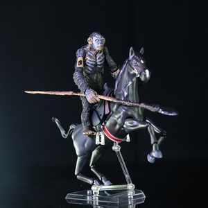 Figura de Acción NECA del Planeta de <span class=keywords><strong>los</strong></span> Simios: El Despertar de <span class=keywords><strong>los</strong></span> Simios 4, César Copo King, Edición Deluxe Ilustrada en PVC, 7 Pulgadas - Product Image 1