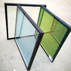 High Quality Supplier Tempered Low-E Double Glazing Insulating Glass With Built In Blinds For Commercial Building Partition Door