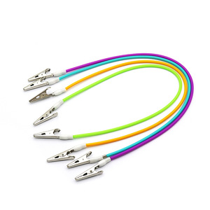 Clip Desechable de Doble Cabeza para Pañuelos, Clínicas Dentales, Silicona, Acero Inoxidable, Accesorios para Terapia Oral, Material Dental - Product Image 3