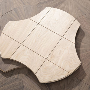 <span class=keywords><strong>Parquet</strong></span> en mosaïque artistique traditionnel en <span class=keywords><strong>noyer</strong></span>, motif feuille de lotus, pour espaces sophistiqués - Product Image 6