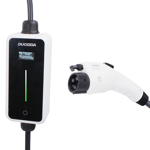 DUOSIDA Mode2 16A Adjustable Level 2 AC EV Charger EV Charger with Type 1 Plug With Control Box IP67