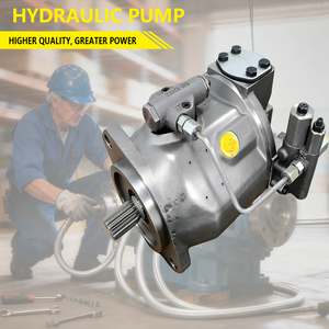 משאבת בוכנה הידראולית A10VO74DFLR/31R-PSC12N00, נפח 74 סמ³, ציר מחורץ Z14, למערכת הידראולית תעשייתית - Product Image 3