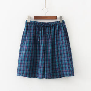 Cozy Home Night <strong>Men's</strong> Summer Cotton Plaid <strong>Pyjama</strong> Pants Custom Pattern Loose Casual Lounge <strong>Shorts</strong> Plus Size Comfortable Sleep - Product Image 6