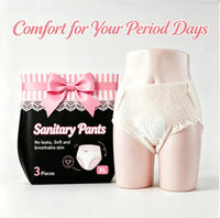 Culottes menstruelles jetables super absorbantes pour soins féminins, douces et respirantes, vente en gros, OEM