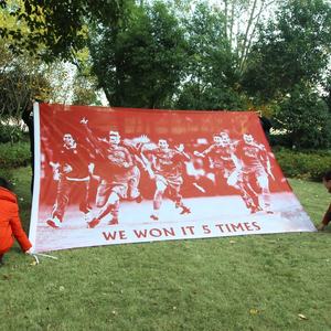 Спортивные игры, футбольные фанаты, большой футбол, огромный пользовательский флаг - Product Image 2