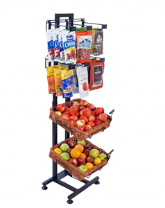 Estante de exhibición de patatas fritas de supermercado, estante de exhibición de patatas fritas de pie, estante de exhibición de patatas fritas de metal - Product Image 3