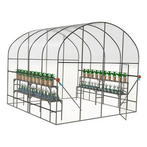 <span class=keywords><strong>Serre</strong></span> <span class=keywords><strong>de</strong></span> jardin galvanisée en arc rond à usage domestique 4x4m <span class=keywords><strong>serre</strong></span> <span class=keywords><strong>de</strong></span> jardin tunnel en film plastique à vendre - Product Image 6