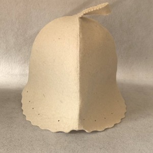 Chapeau <span class=keywords><strong>de</strong></span> sauna en feutre naturel <span class=keywords><strong>de</strong></span> qualité supérieure avec boucle <span class=keywords><strong>de</strong></span> suspension, isolation thermique, bonnet <span class=keywords><strong>de</strong></span> <span class=keywords><strong>bain</strong></span> pour banya russe - Product Image 4